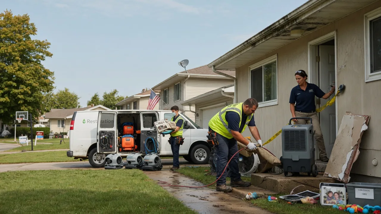 Water Damage Restoration in Napoleon, ND near me